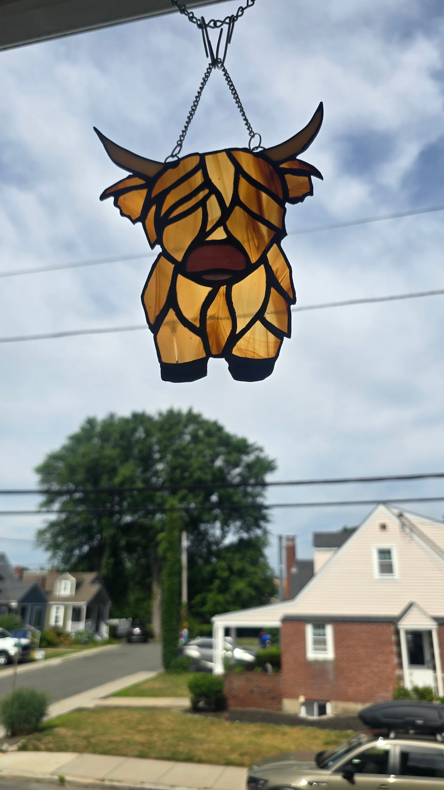 The Highland Cow - Stained Glass