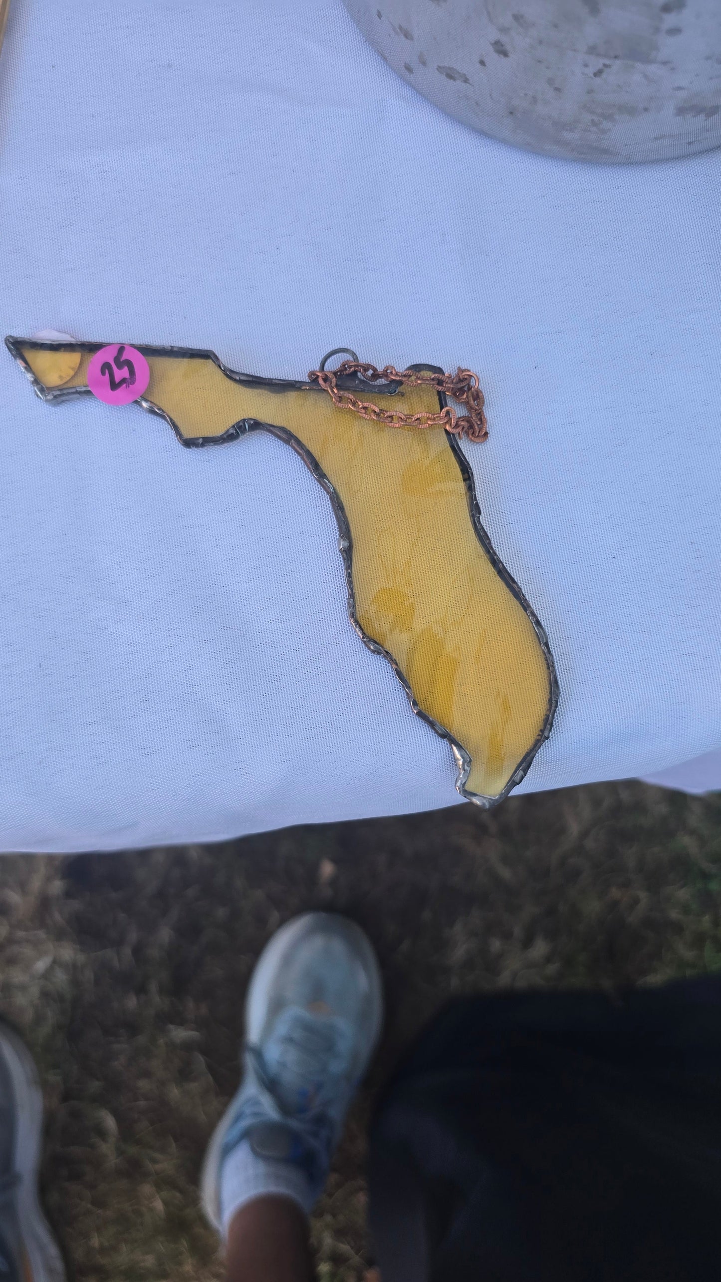 Handmade stained glass Florida by Through The Pane Studios