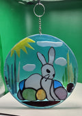 Easter bunny in Resin and Blue sky