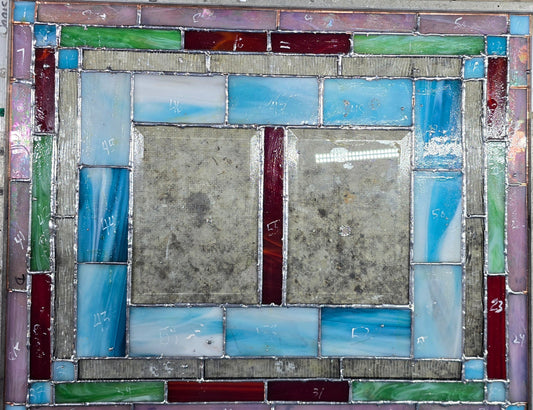 Handmade stained glass by Through The Pane Studios