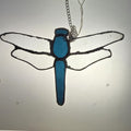 Blue Dragonfly â€“ Stained Glass Suncatcher