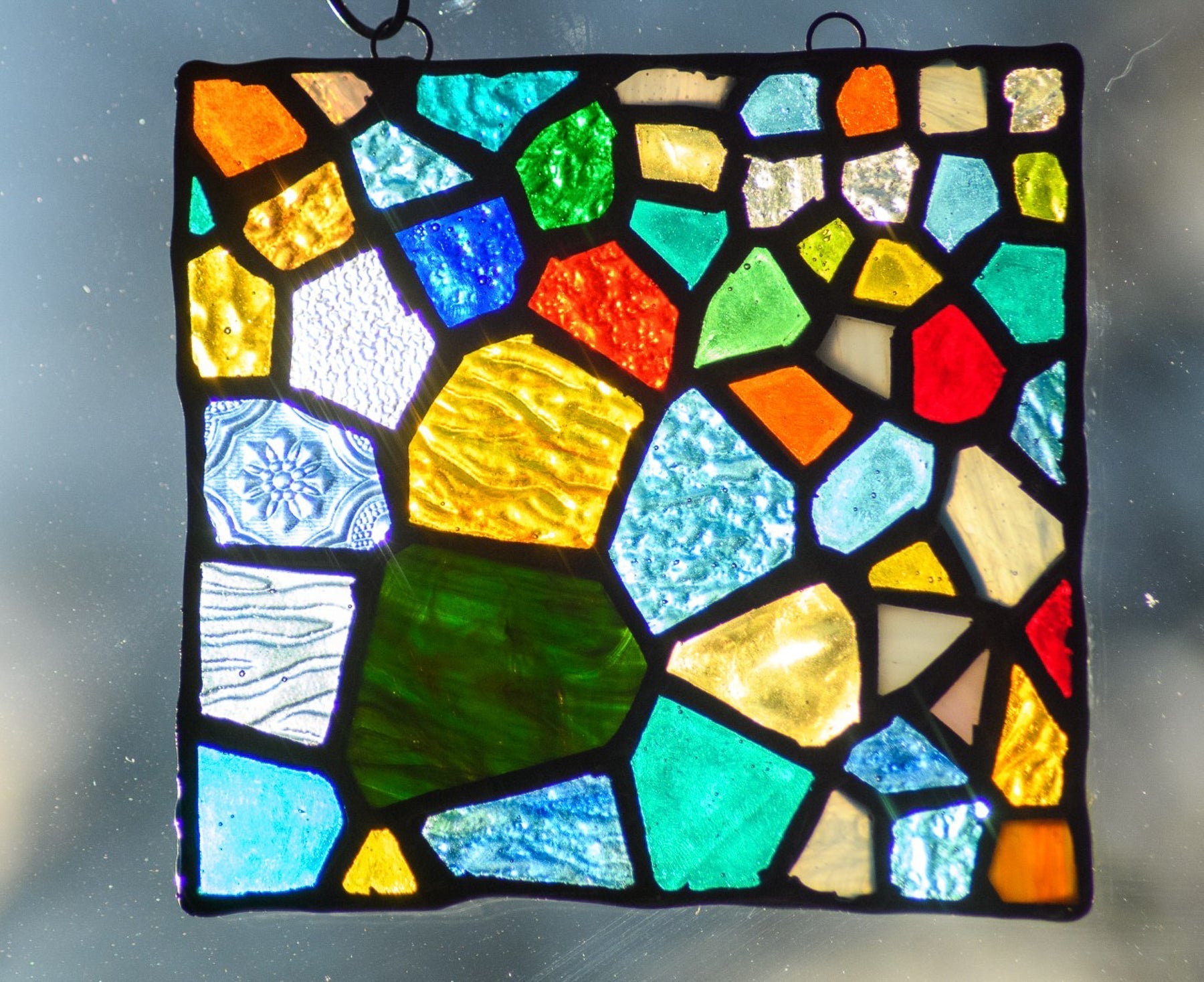 Handmade stained glass Intricate Glass-Ill by Through The Pane Studios