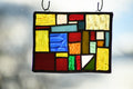 Handmade stained glass Miscellaneous Geometry by Through The Pane Studios