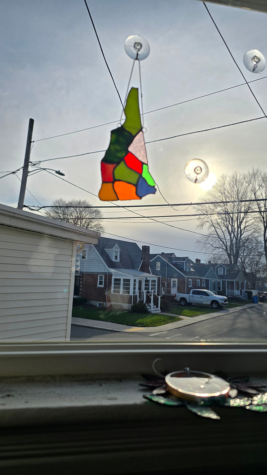 Handmade stained glass New Hampshire - B by Through The Pane Studios