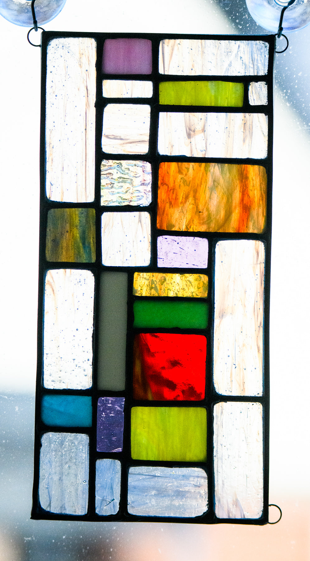 Handmade stained glass Horizontal or Vertical by Through The Pane Studios