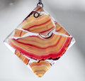 Pink Agate in Resin
