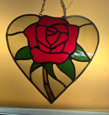 Handmade stained glass by Through The Pane Studios