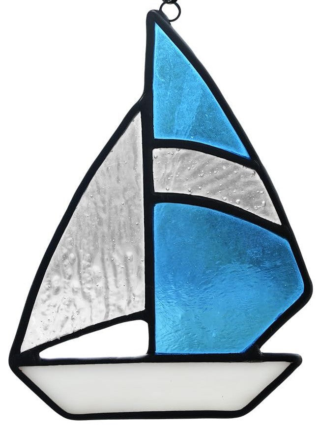 Sailboat Trio  White & Amber