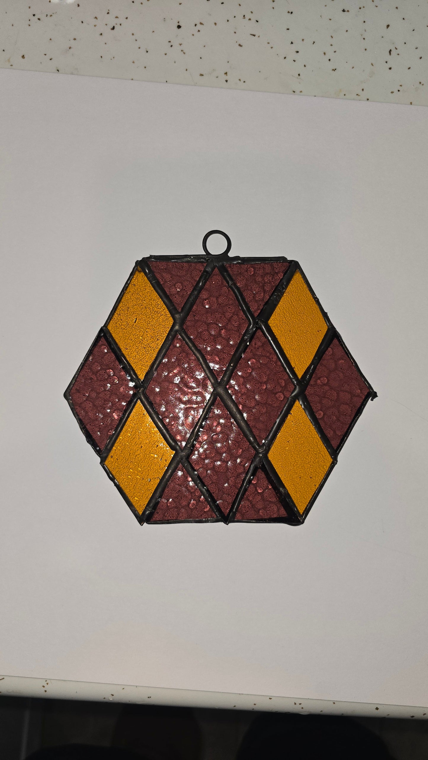 Handmade stained glass by Through The Pane Studios