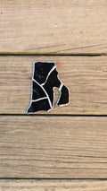 Handmade stained glass Stained Glass Rhode Island Segmented by Through The Pane Studios