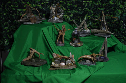 Stained glass stands - sculptures