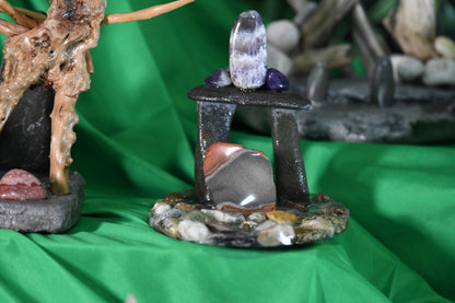 Stained glass stands - sculptures