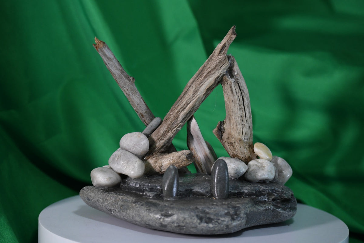 Stained glass stands - sculptures