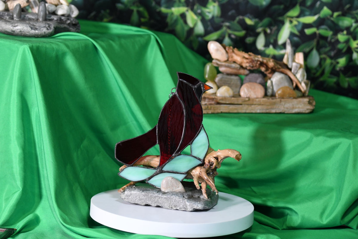 Stained glass stands - sculptures