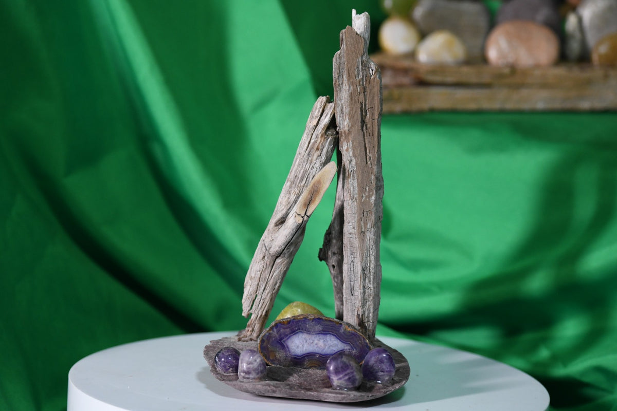 Stained glass stands - sculptures