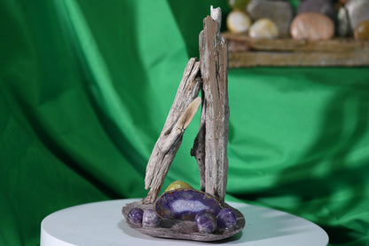 Stained glass stands - sculptures