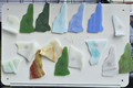 Tumbled 'Sea Glass' magnets