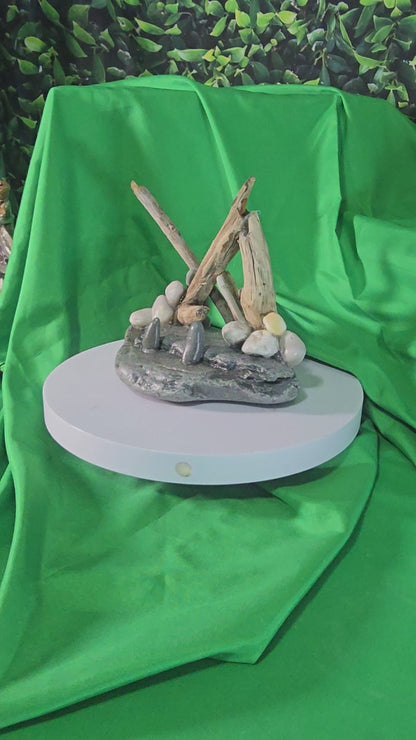 Stained glass stands - sculptures