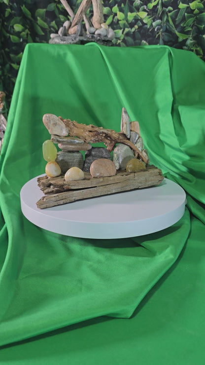 Stained glass stands - sculptures