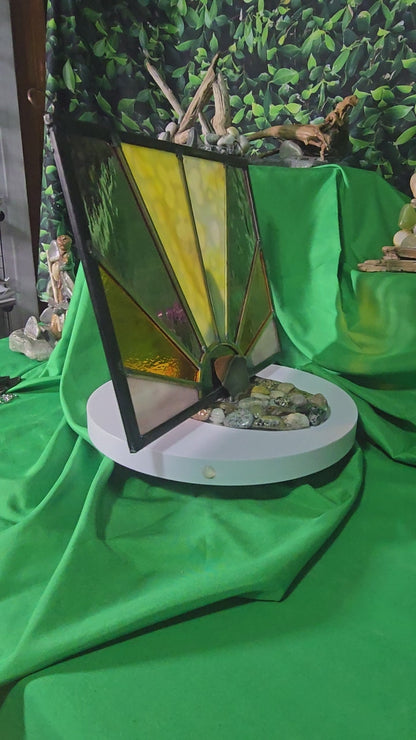 Stained glass stands - sculptures