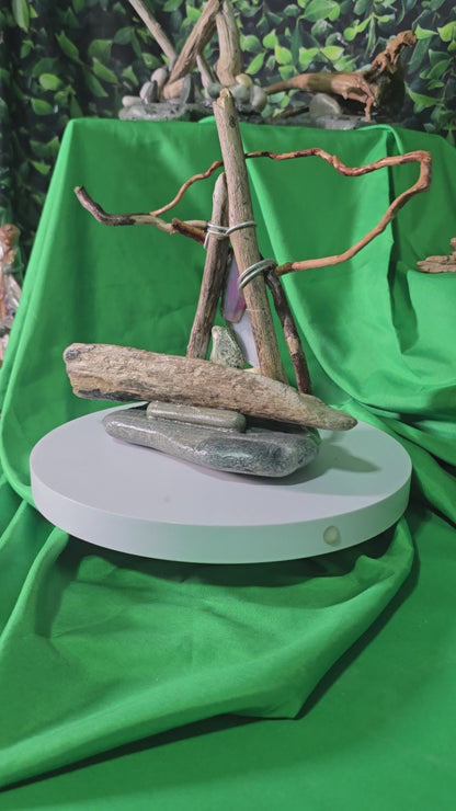 Stained glass stands - sculptures