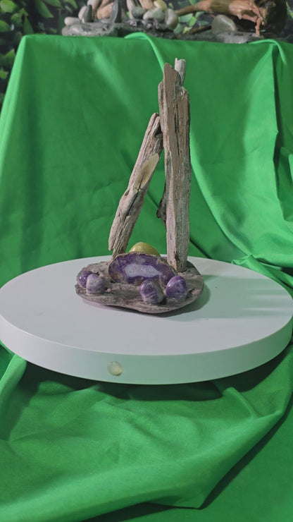 Stained glass stands - sculptures